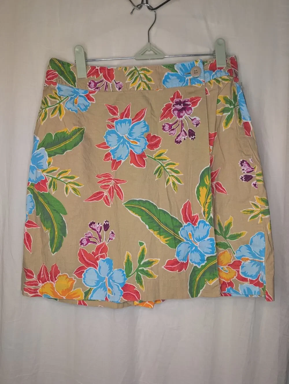 Colorful Hibiscus Skort